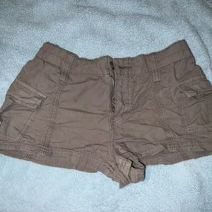 BDG green y2k cargo shorts